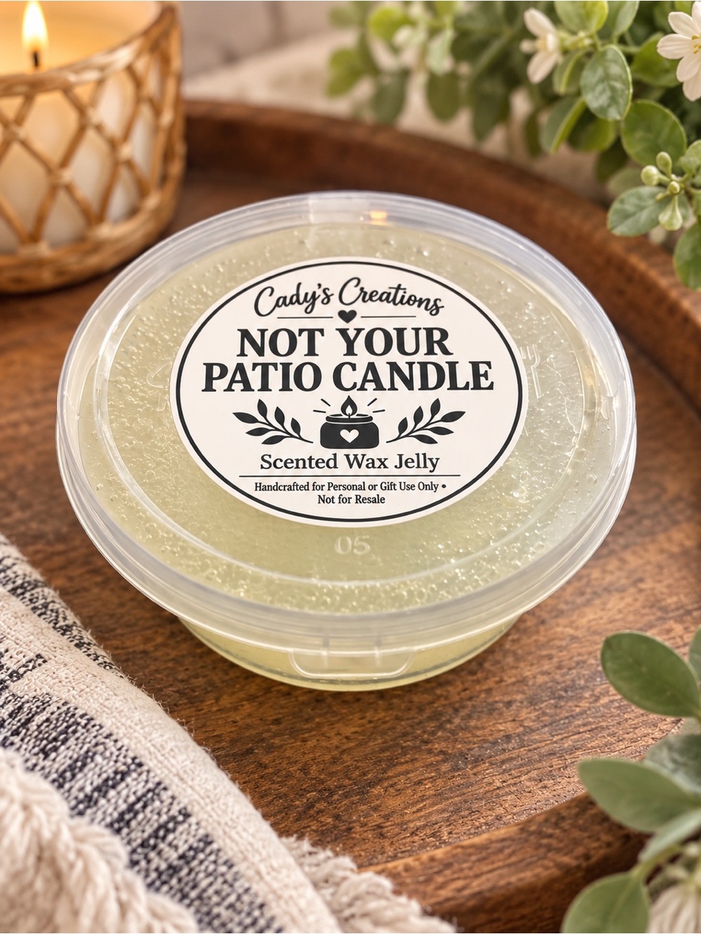 Not Your Patio Candle Wax Jelly Melt